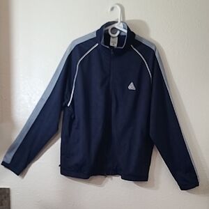 Nike Giannis Antetokounmpo Freak Basketball Warmup Navy Blue Track Jacket Sz Lrg